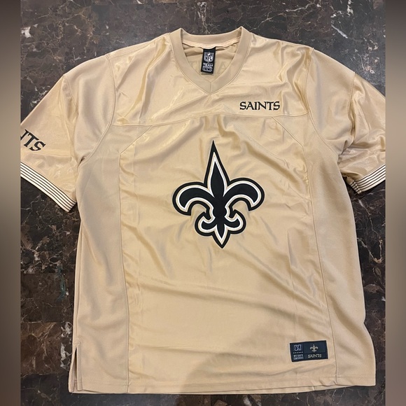 NFL Apparel Gold Saints Jersey Shirt - Picture 7 of 7